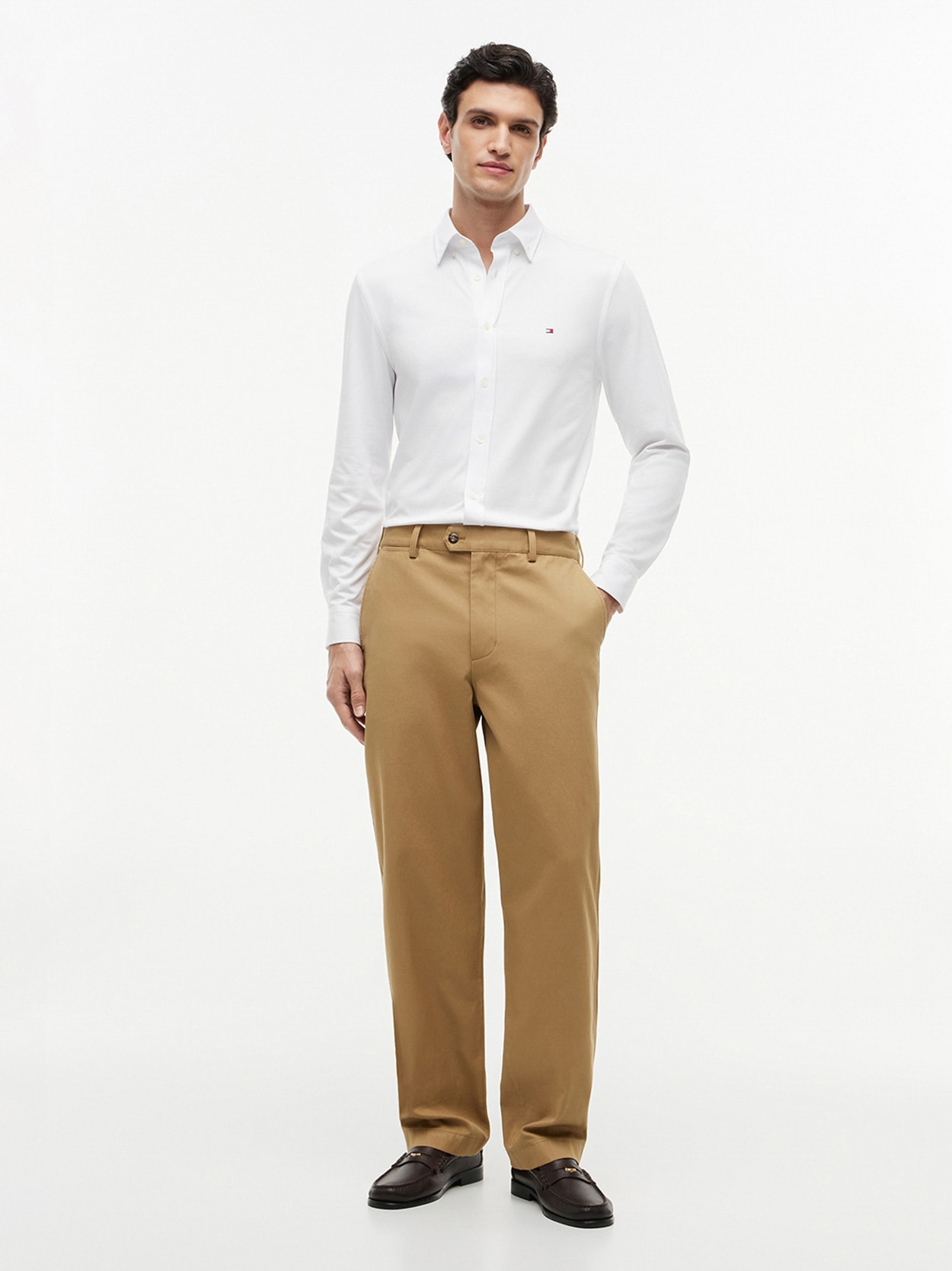 Camisa Interlock Performance Manga Longa Slim