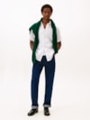 Camisa Manga Curta em Linho Washed Regular Fit