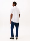 Camisa Manga Curta em Linho Washed Regular Fit