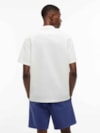 Camisa Manga Curta em Mix de Linho Regular Fit