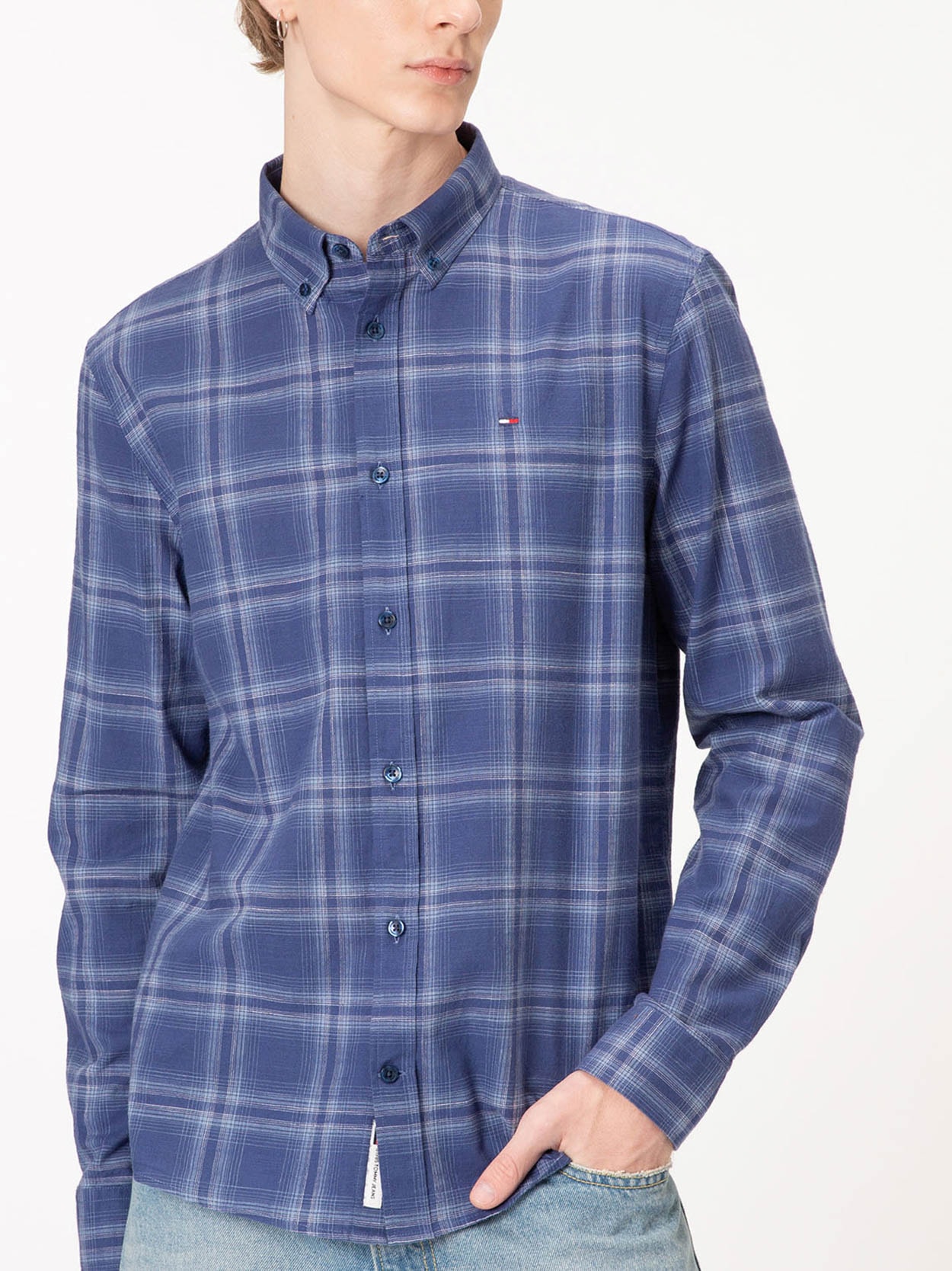 Camisa Manga Longa Regular com Logo Bordado