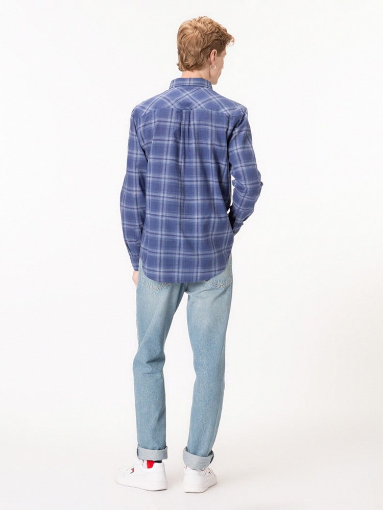 Camisa Manga Longa Regular com Logo Bordado