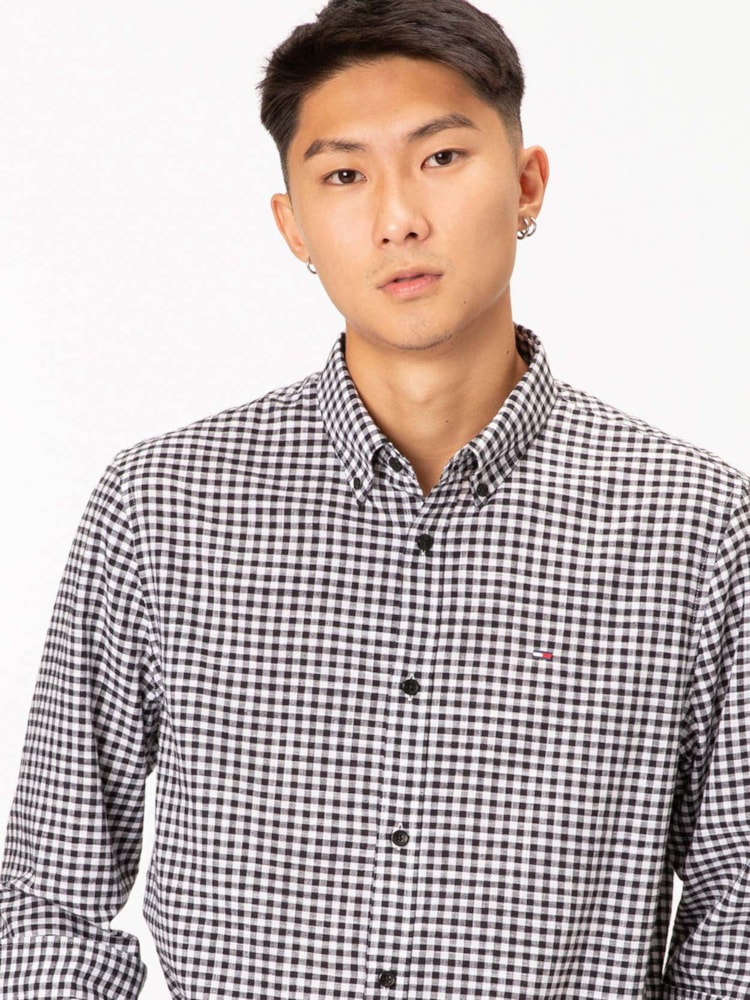 Camisa Manga Longa Regular com Logo Bordado
