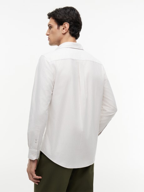 Camisa Oxford Ithaca Listrada Regular Fit