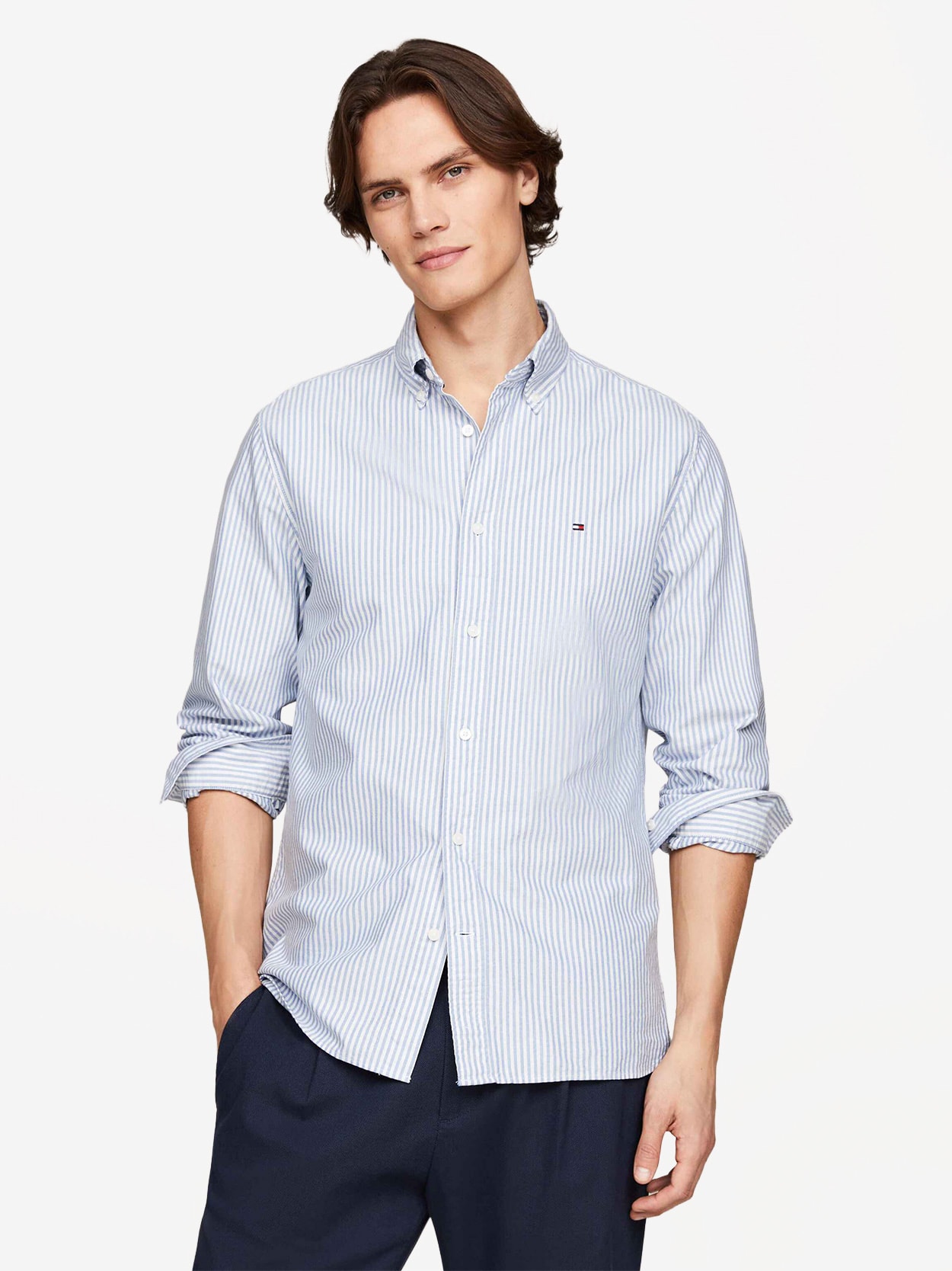 Camisa Oxford Ithaca Stripe