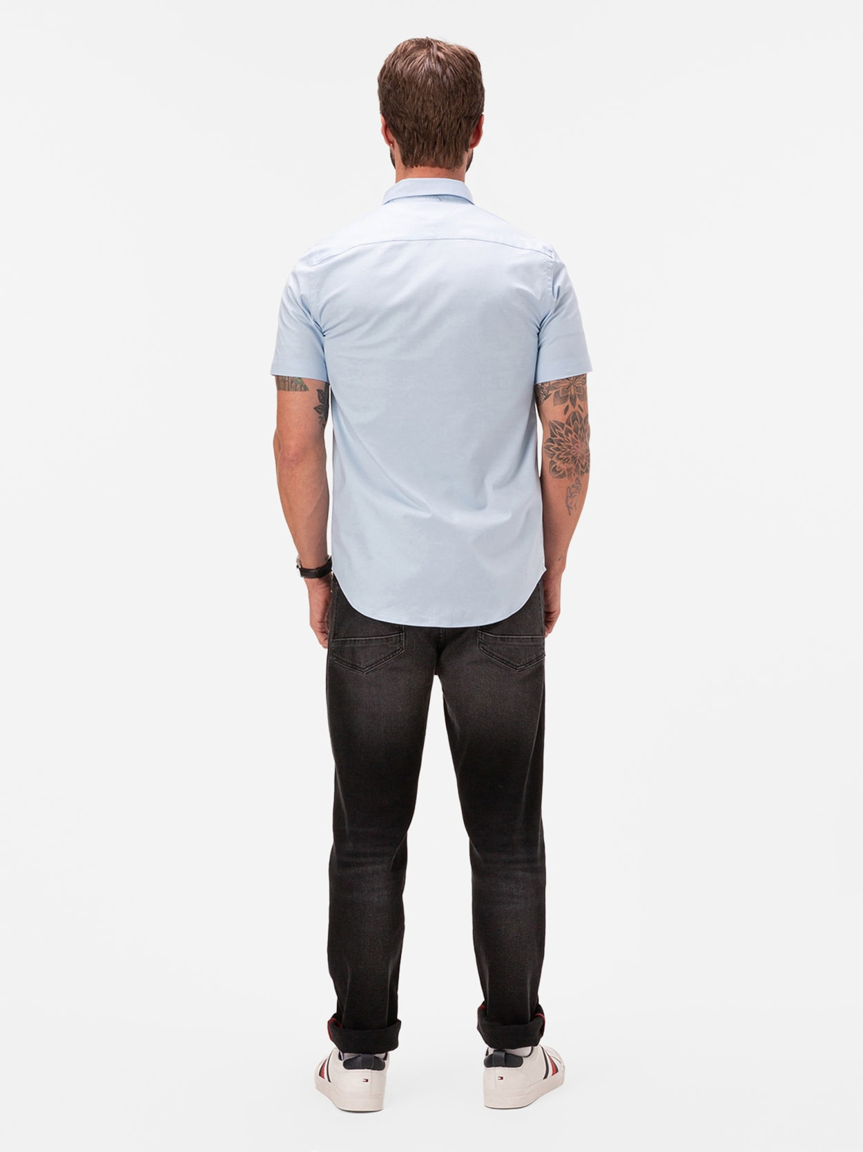 Camisa Oxford Light Manga Curta