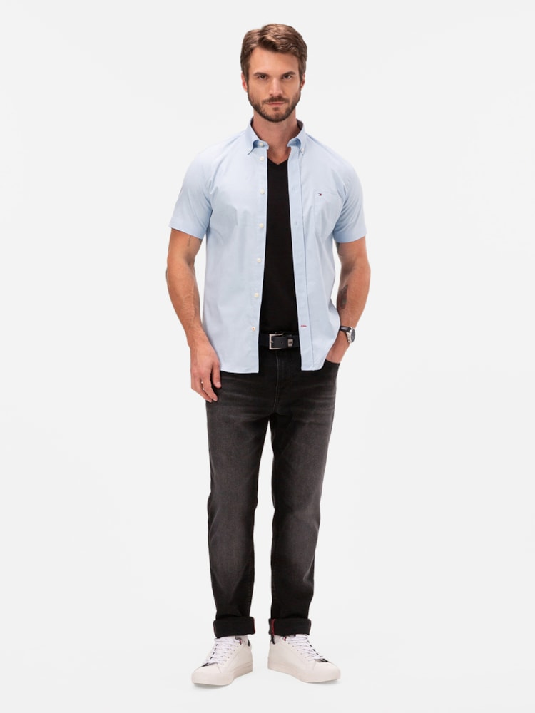 Camisa Oxford Light Manga Curta