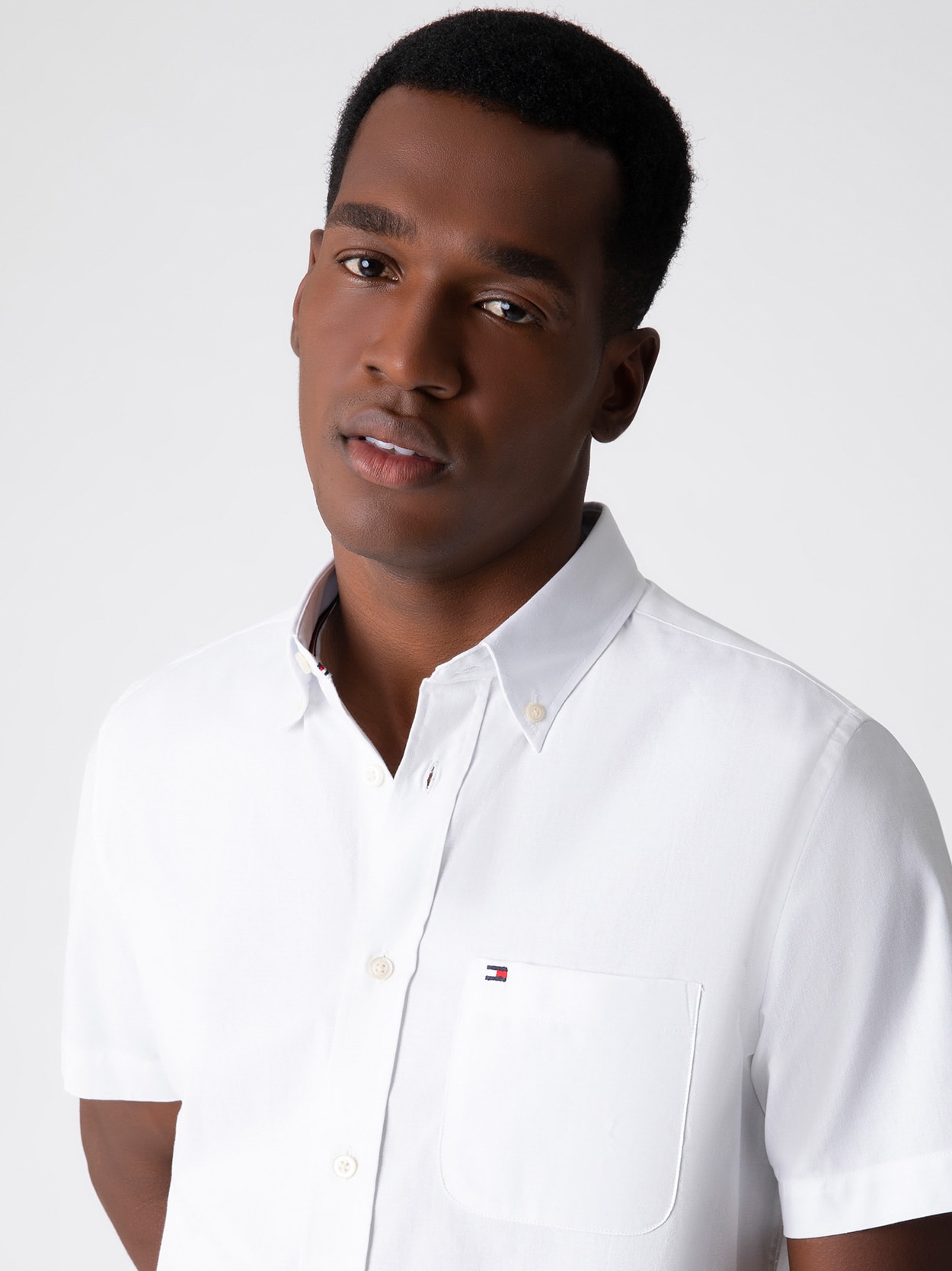 Camisa Oxford Light Manga Curta