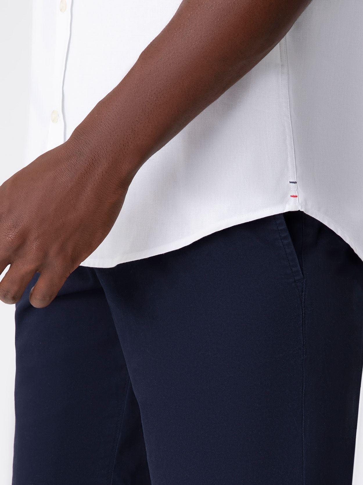 Camisa Oxford Light Manga Curta