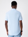 Camisa Oxford Manga Curta