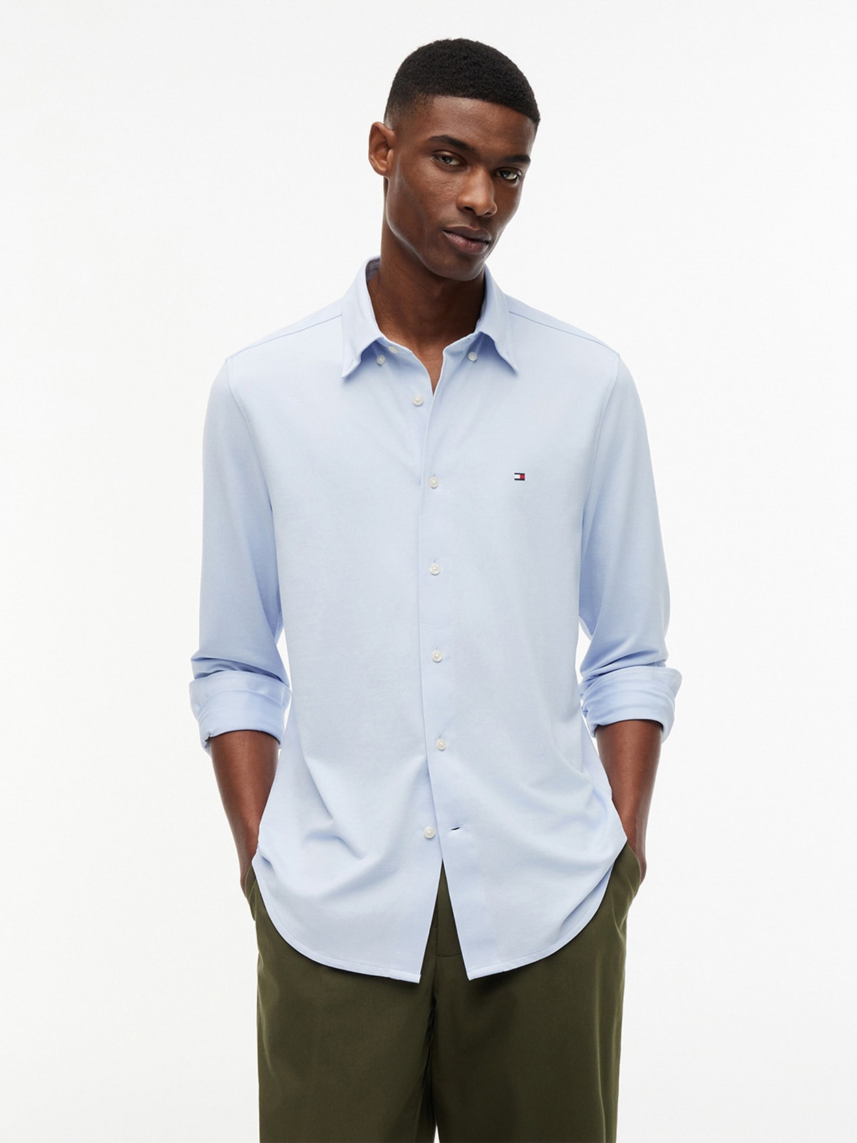 Camisa Oxford Piquê Performance