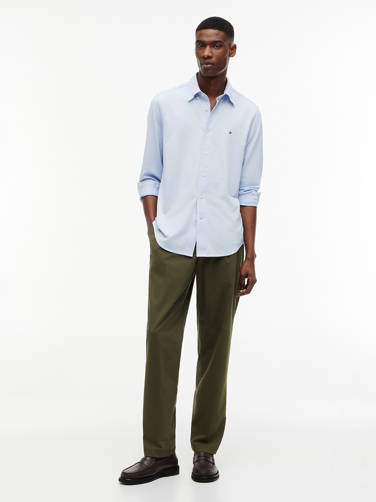 Camisa Oxford Piquê Performance