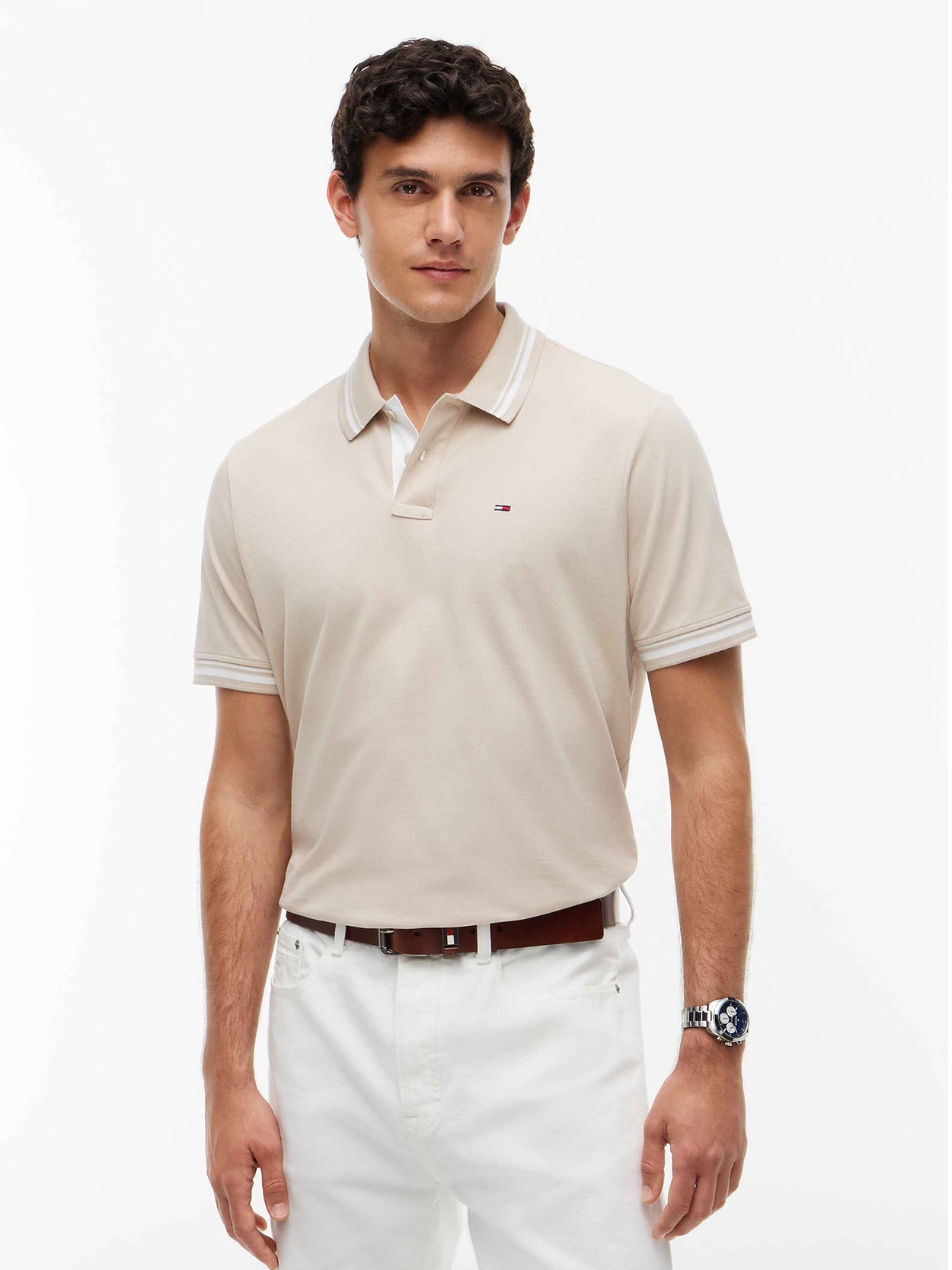 Camisa Polo Flag com Detalhes Bordados
