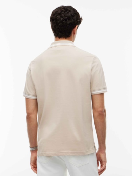 Camisa Polo Flag com Detalhes Bordados