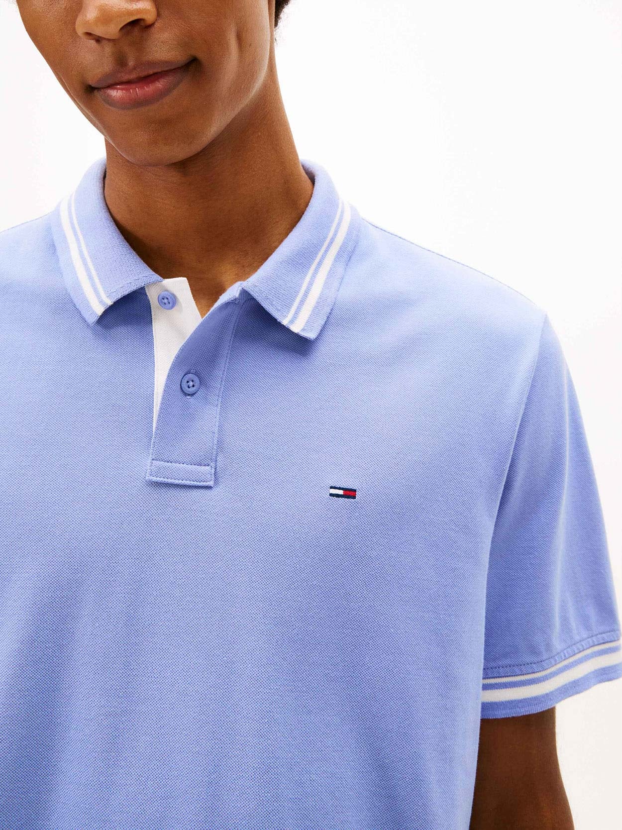 Camisa Polo Flag com Detalhes Bordados