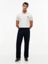 Camisa Polo Piqué Estampa no Peito Regular