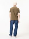 Camisa Polo Tommy Flag com Detalhes Bordados
