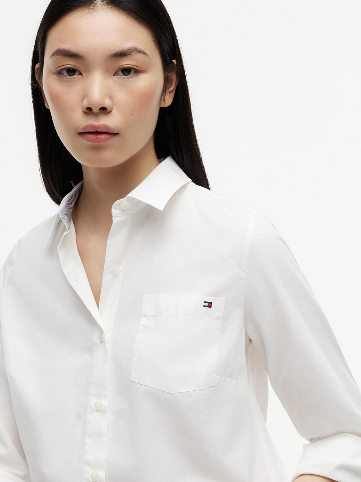 Camisa Popeline Classic Roll-Tab