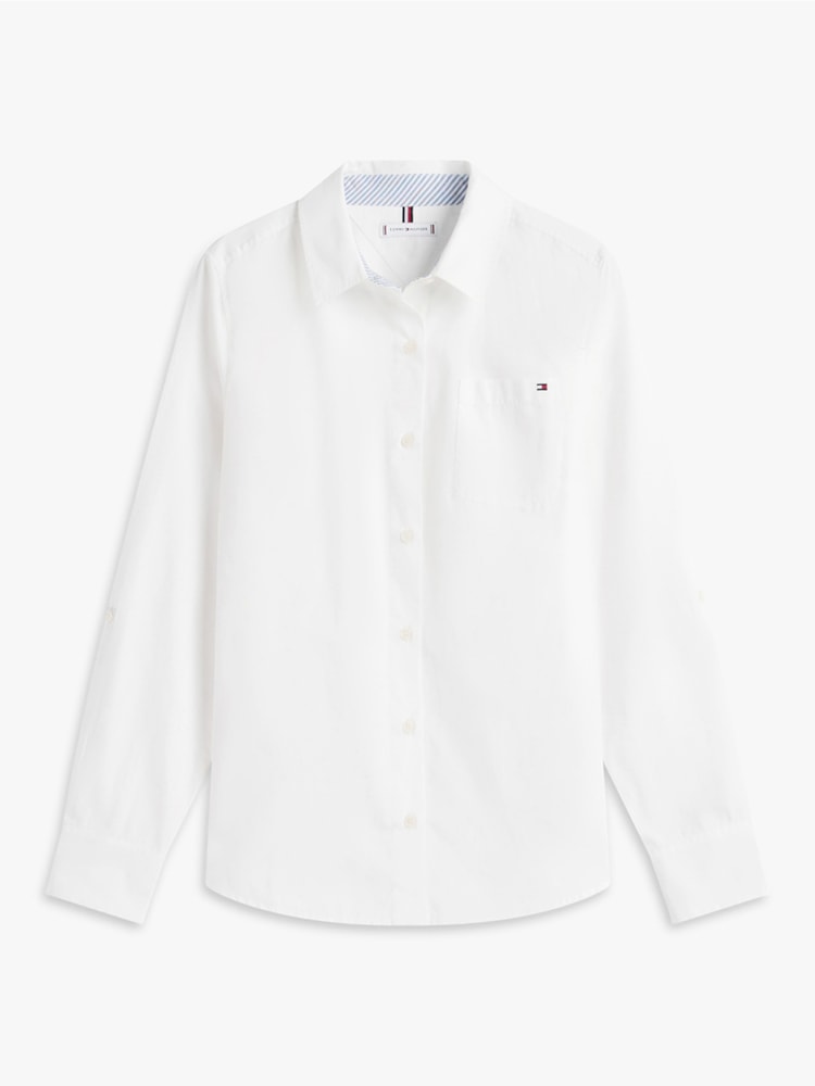 Camisa Popeline Classic Roll-Tab