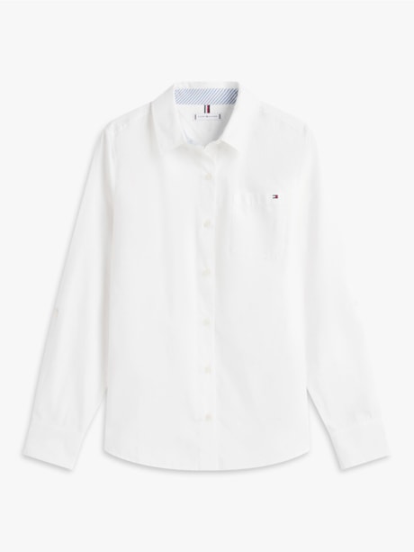 Camisa Popeline Classic Roll-Tab