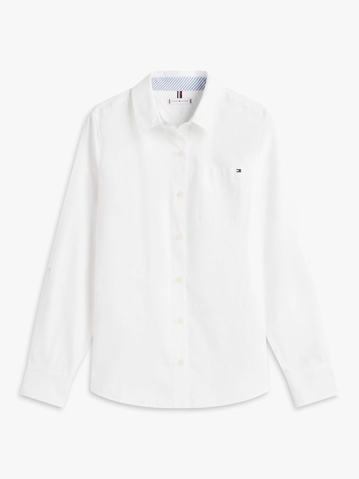 Camisa Popeline Classic Roll-Tab
