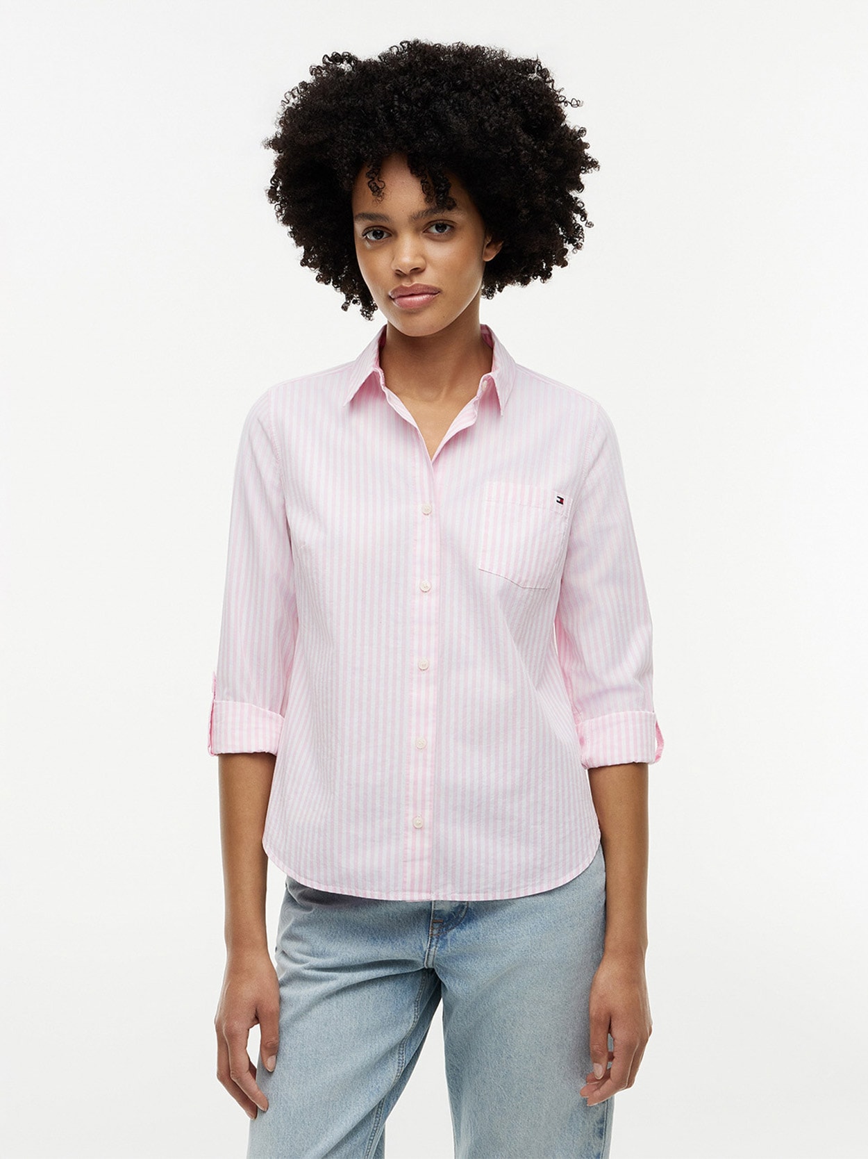 Camisa Popeline Classic Roll-Tab