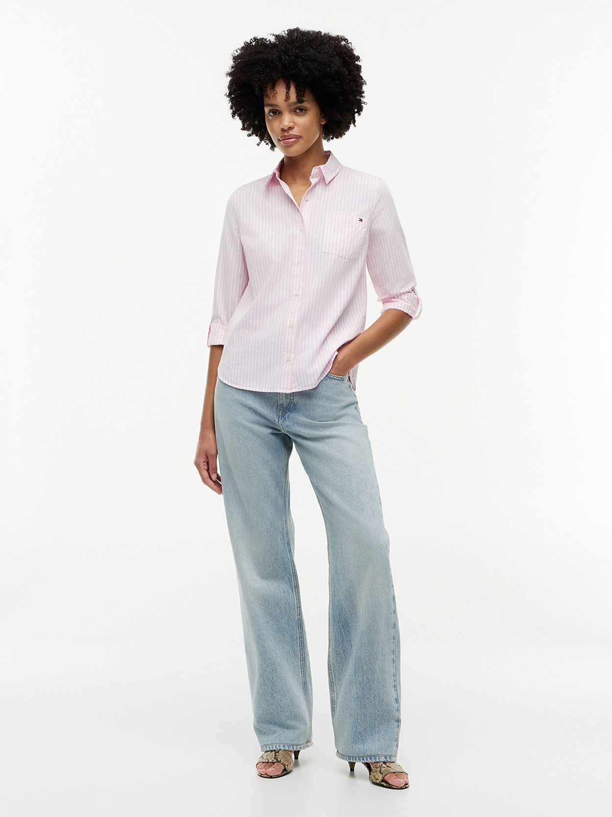 Camisa Popeline Classic Roll-Tab