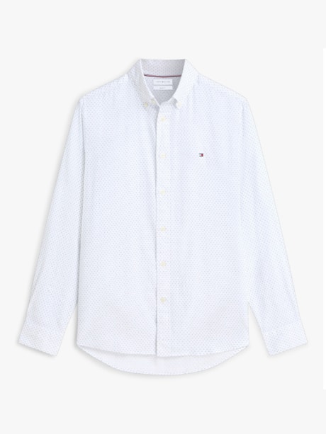 Camisa Regular Flex Popeline Mini Print