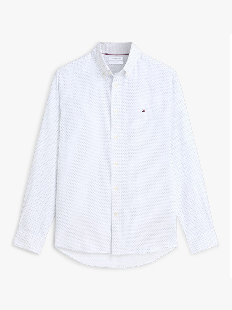 Camisa Regular Flex Popeline Mini Print