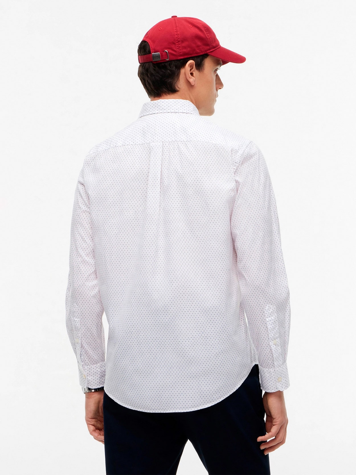Camisa Regular Flex Popeline Mini Print