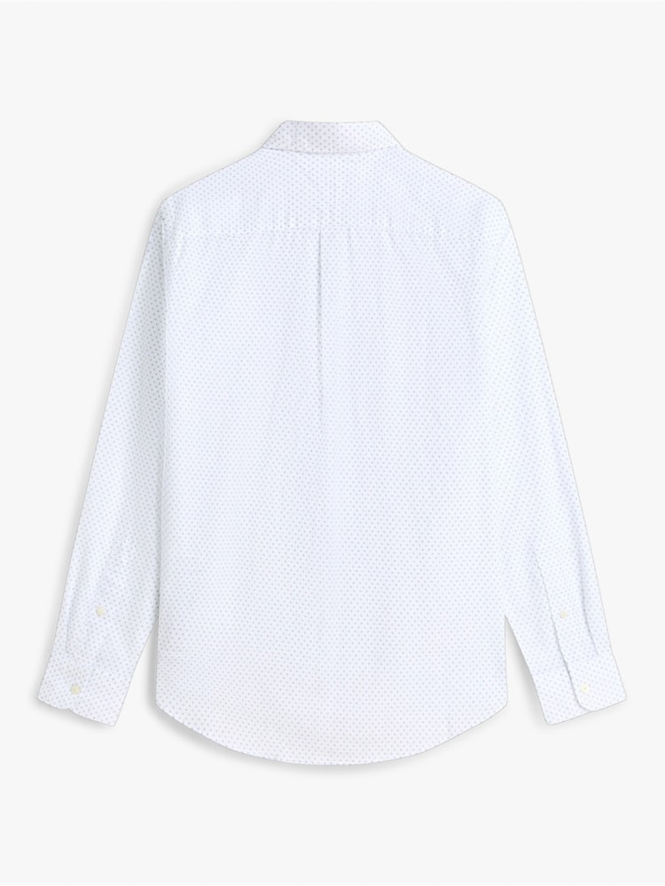 Camisa Regular Flex Popeline Mini Print