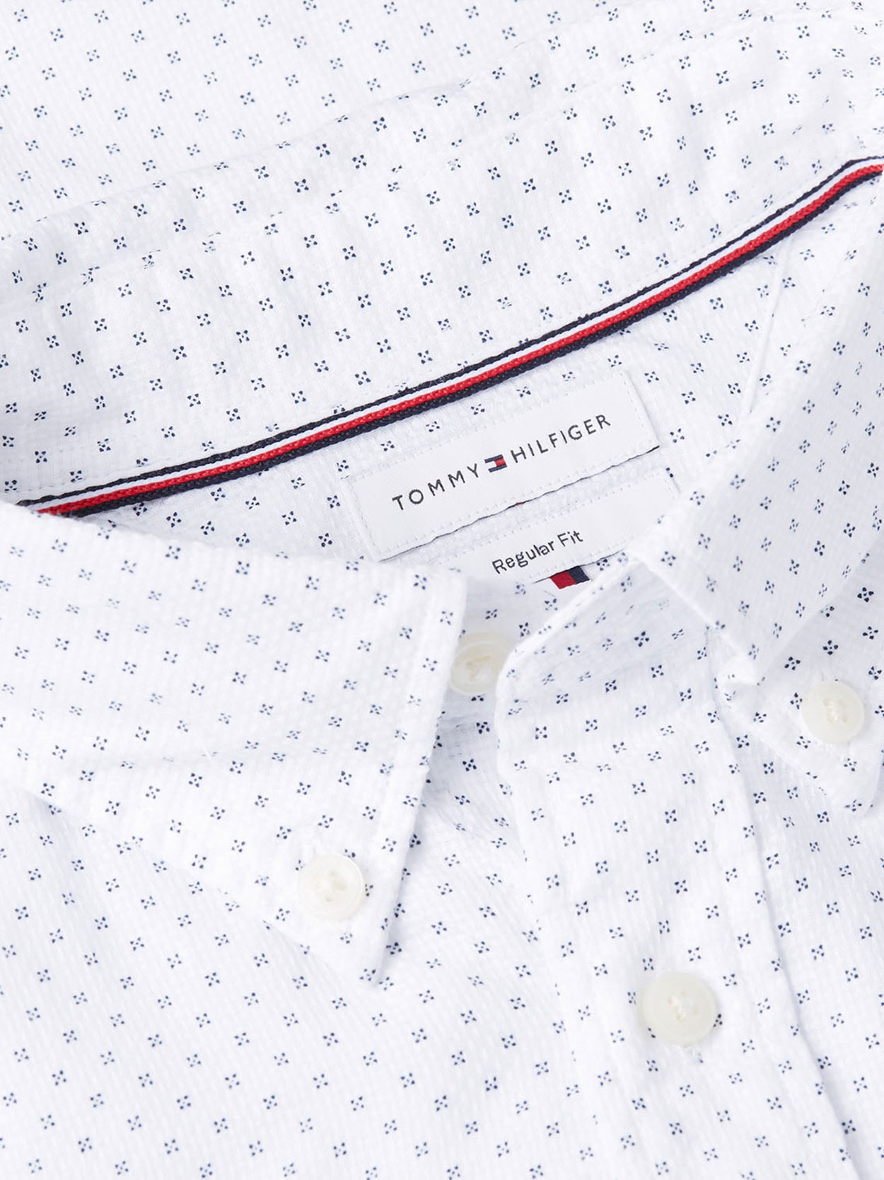 Camisa Regular Flex Popeline Mini Print