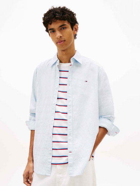 Camisa Regular Linho Mix
