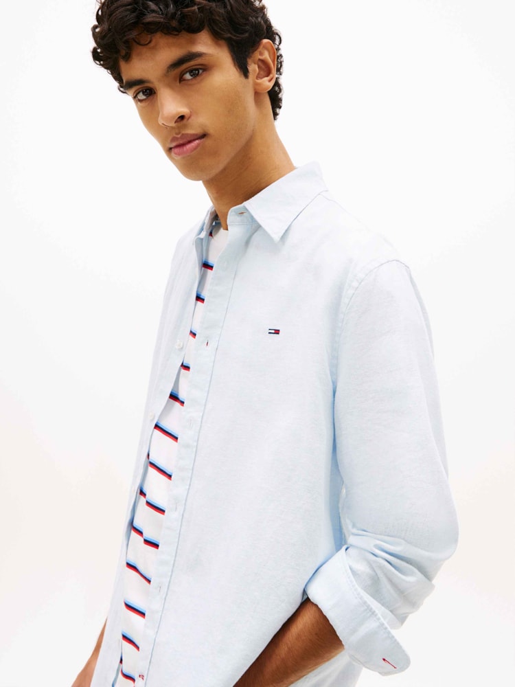 Camisa Regular Linho Mix