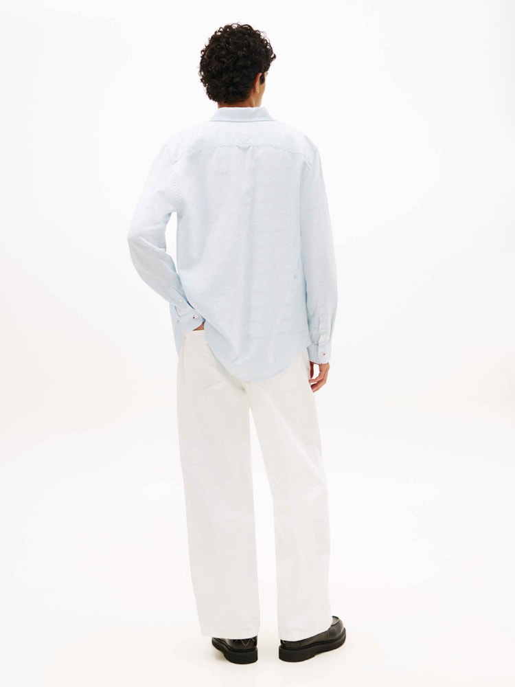 Camisa Regular Linho Mix