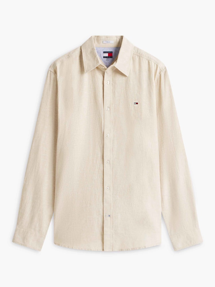 Camisa Regular Linho Mix