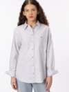 Camisa Regular Listrada Manga Longa