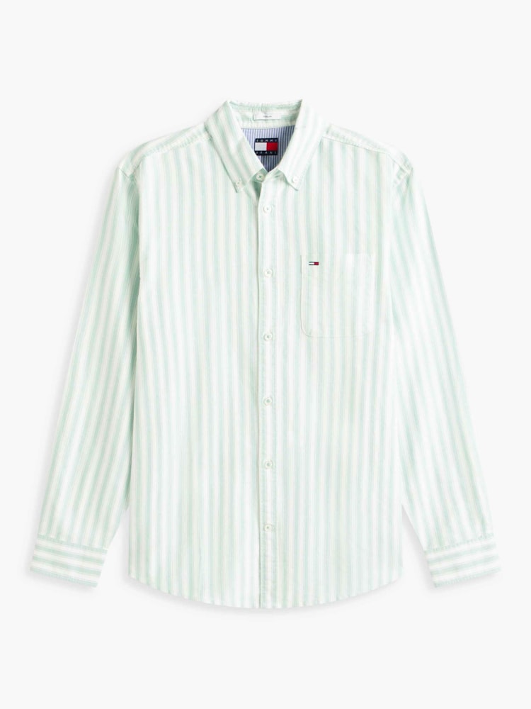 Camisa Regular Listrado Oxford