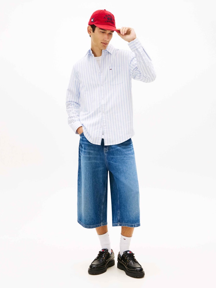 Camisa Regular Listrado Oxford