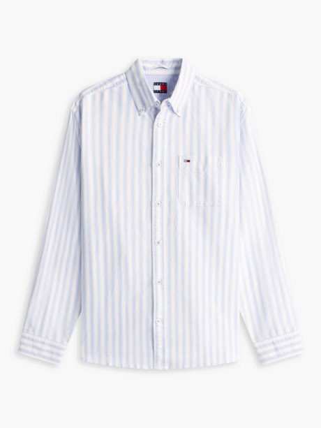 Camisa Regular Listrado Oxford