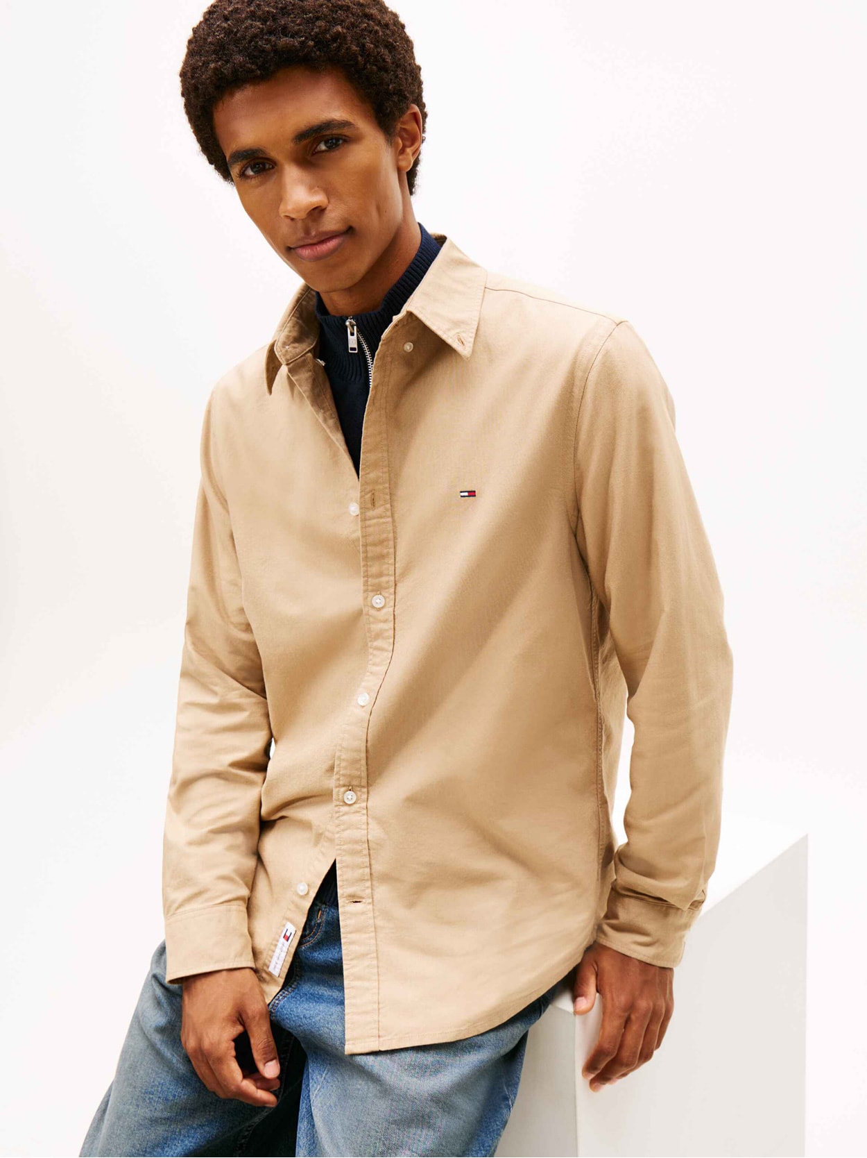 Camisa Regular Oxford