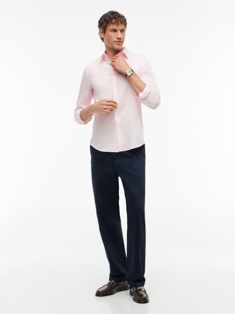 Camisa Th Flex em Dobby Slim Fit