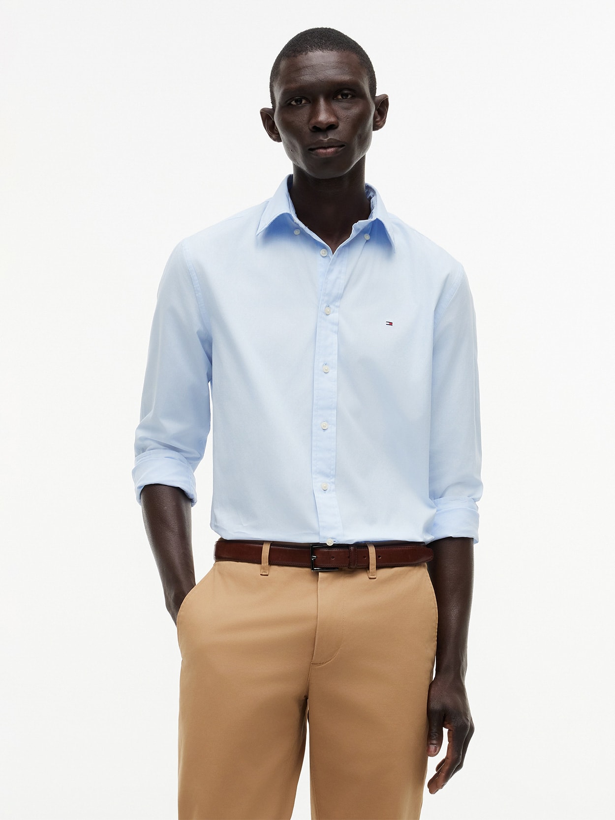 Camisa Th Flex Popeline Regular Fit