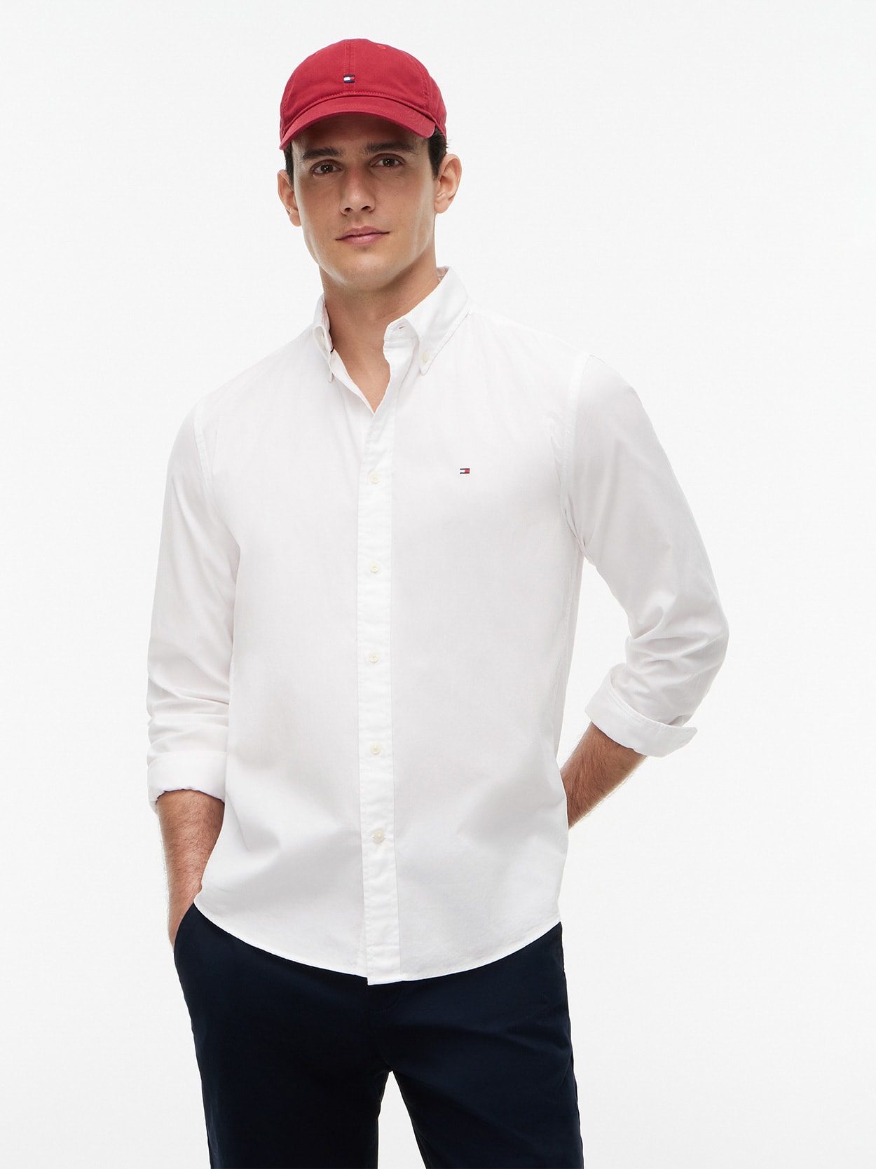 Camisa Th Flex Popeline Regular Fit