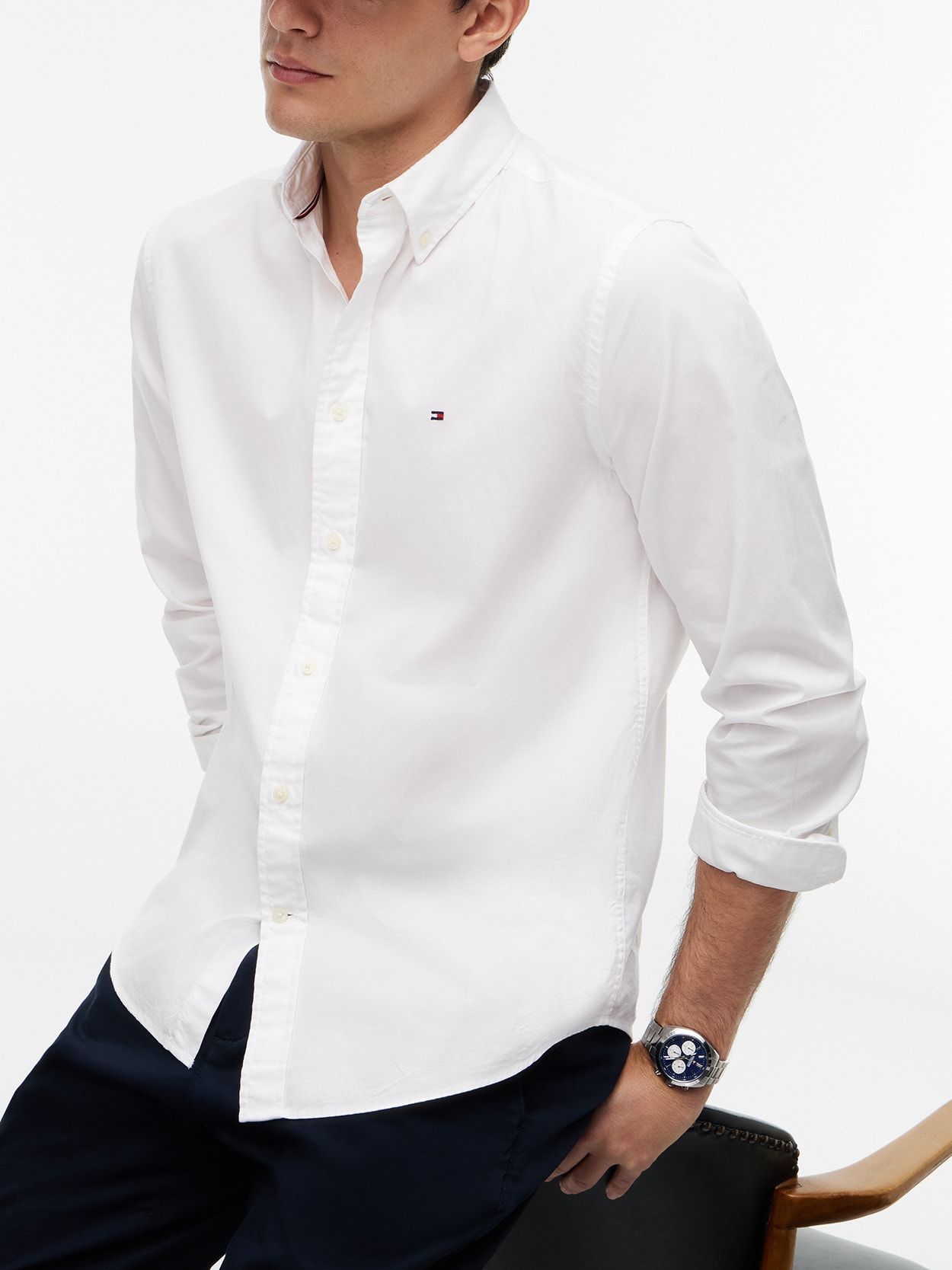 Camisa Th Flex Popeline Regular Fit