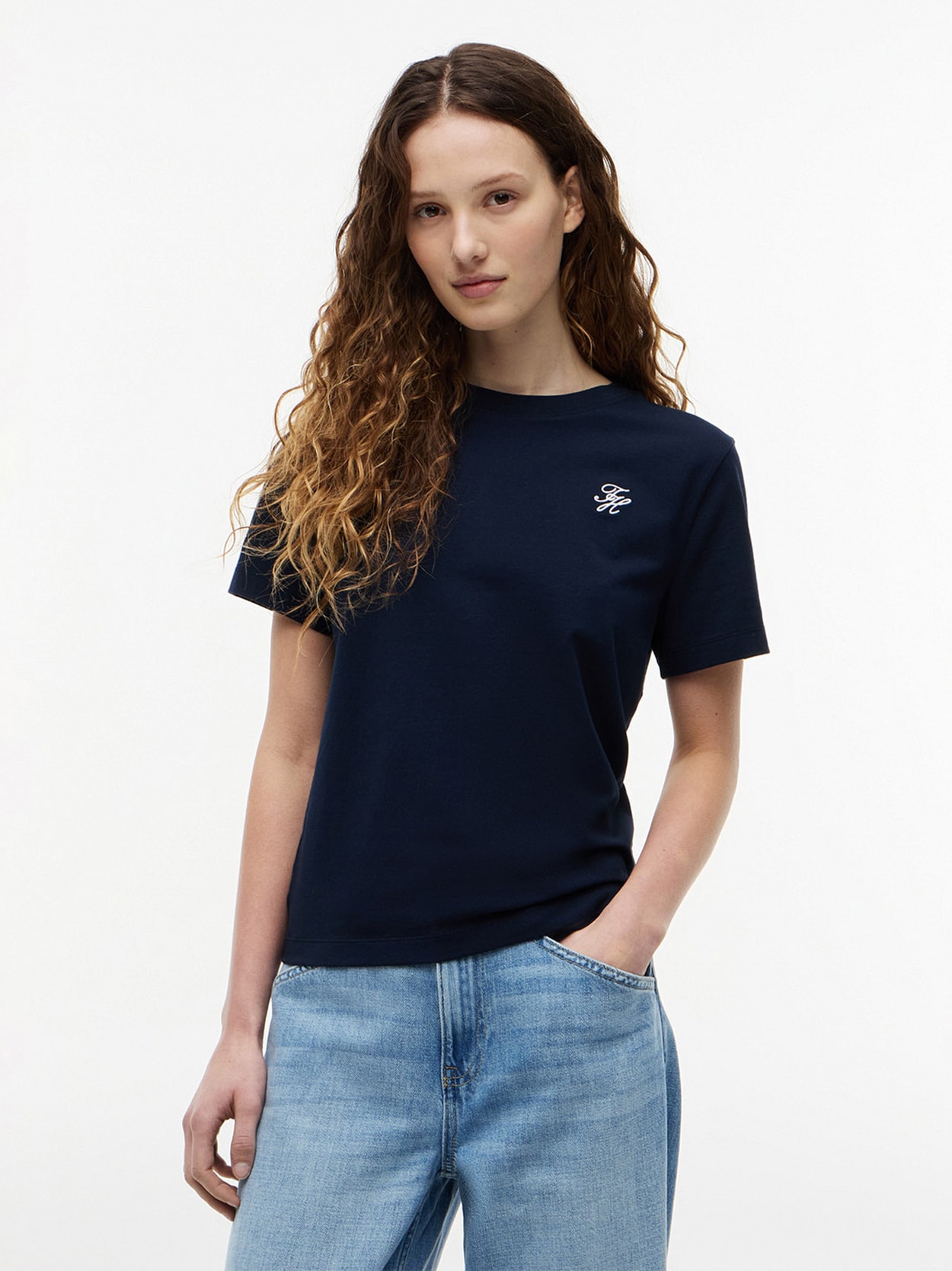 Camisa TH Script Bordado