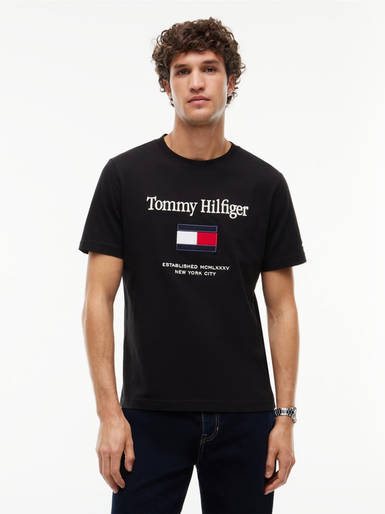 Camiseta Bordado Bandeira