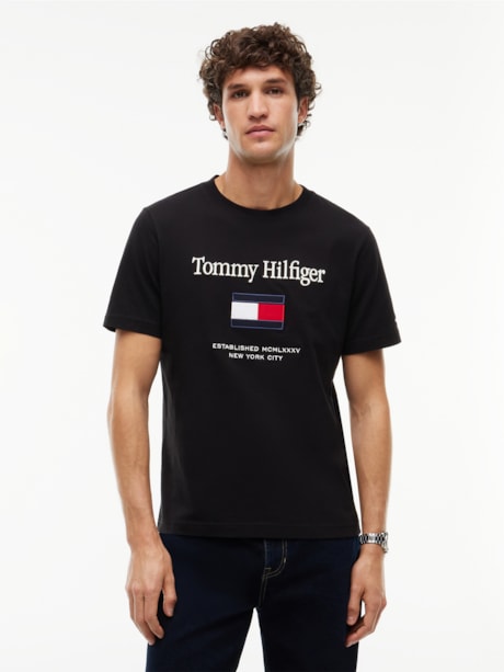 Camiseta Bordado Bandeira
