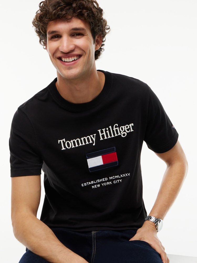 Camiseta Bordado Bandeira