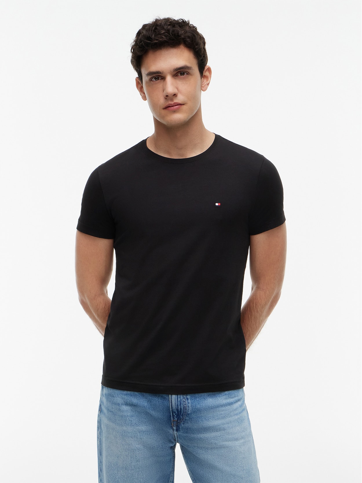 Camiseta Clássica Gola C Slim